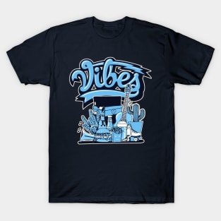 Vibes Laser Blue T-Shirt